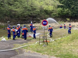 写真：第4分団（令和3年4月25日（日曜日））訓練2