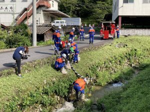 写真：第4分団（令和3年7月25日（日曜日））訓練1