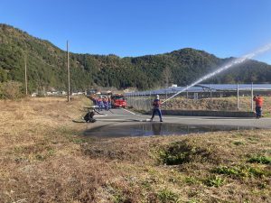 写真：第1、2分団（令和3年11月28日（日曜日））訓練2