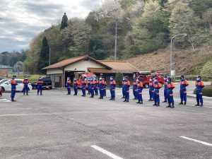 写真：第3分団　4月定期訓練1