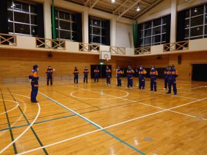 写真：第5分団　引継訓練・新入団員顔合わせ2