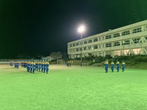 写真：第4分団　引継分団訓練1