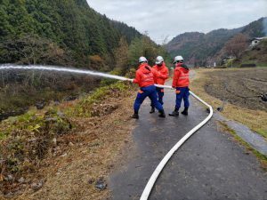 写真：第3分団　中継送水訓練2