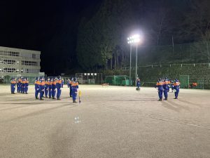 写真：第1分団　式典訓練1