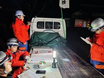 写真:5分団非常招集(1)