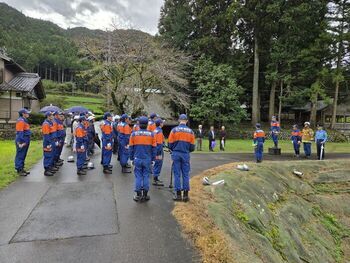 写真:1分団秋季訓練(2)