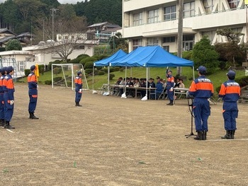 写真:4分団秋季訓練(1)