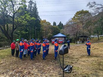 写真:5分団秋季訓練(2)