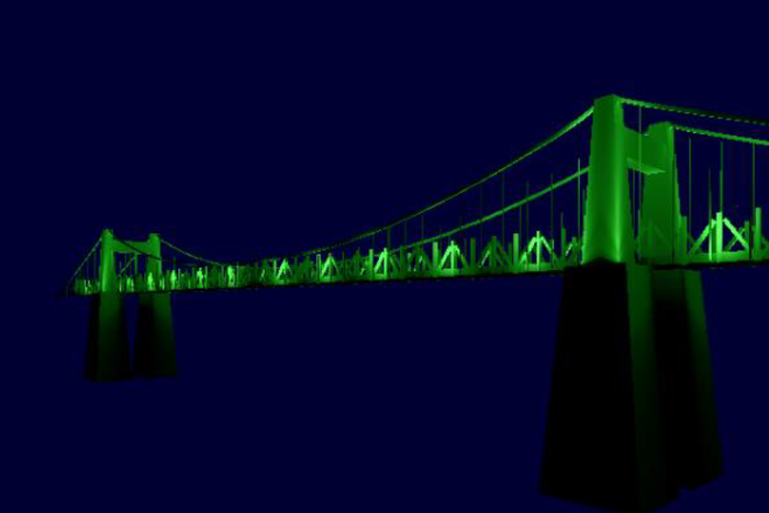 ライトアップ更新後イメージ（緑）